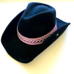 New! Peter Grimm Bling Drifter Felt Cowboy Hat